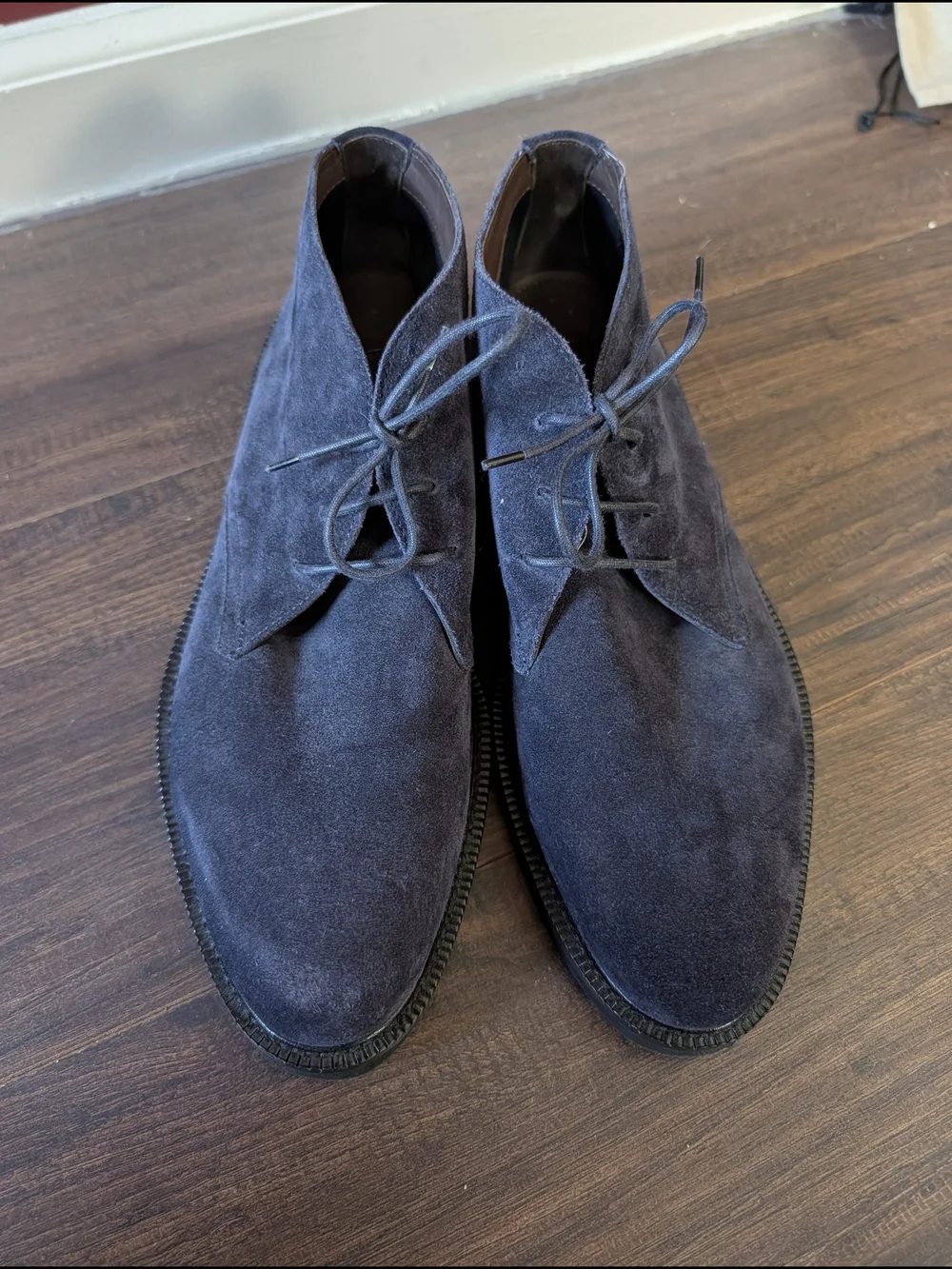 Ermenegildo Zegna Purple Soft Suede Italian Chukka Boots Sz 10